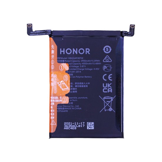 Batería HB426493EFW para Huawei Nova 9 SE/Honor 50 4000mAh Batería HB426493EFW para Huawei Nova 9 SE/Honor 50 4000mAh